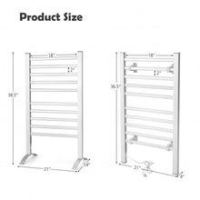 Load image into Gallery viewer, 2-in-1 150W Freestanding and Wall-mounted Towel Warmer Drying Rack with Timer