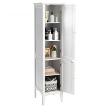 Load image into Gallery viewer, Freestanding Bathroom Storage Cabinet for Kitchen and Living Room-White