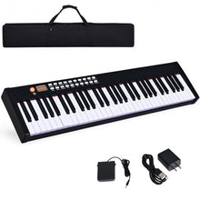 Load image into Gallery viewer, BX-II 61 Key Digital Piano Touch sensitive with Bluetooth and MP3-White