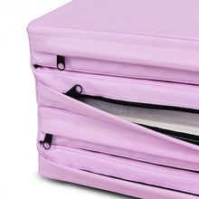 Load image into Gallery viewer, 4' x 10' x 2" Gymnastics Mat Folding Portable Exercise Aerobics Exercise Mat