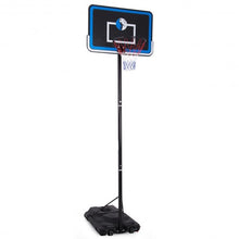 Load image into Gallery viewer, Height Adjustable Portable Basketball System Hoop Stand