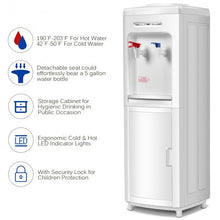 Load image into Gallery viewer, 5 Gallons Cold and Hot Water Dispenser