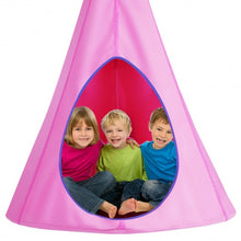 Load image into Gallery viewer, 40" Kids Nest Swing Hanging Seat Hammock -Pink