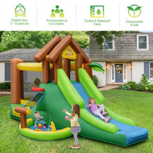 Load image into Gallery viewer, Kids Inflatable Jungle Bounce House Castle with Bag