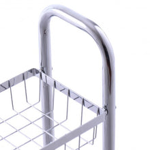 Load image into Gallery viewer, 3-Tiers Metal Storage Rack Baskets Shelf