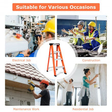 Load image into Gallery viewer, 3-Step Ladder Folding Step Stool Platform