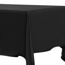 Load image into Gallery viewer, 10 pcs 60" x 126" Rectangle Polyester Tablecloth-Black