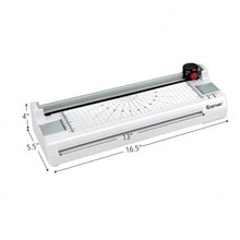 Load image into Gallery viewer, 13" Hot and Cold Paper Trimmer with Corner Rounder and 25 Pouches-White