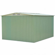 Load image into Gallery viewer, Galvanized Steel Garden Storage Shed Tool House-Green
