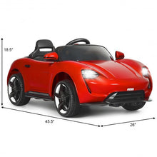 Load image into Gallery viewer, 12V Kids Ride On Car with MP3 & LED Light-Red