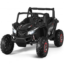 Load image into Gallery viewer, 12 V Electric Kids Ride-On Car 2-Seater SUV Off-Road UTV with Remote-Black