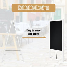 Load image into Gallery viewer, A-Frame Chalkboard Sign with Eraser & Chalk-White