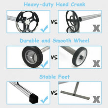 Load image into Gallery viewer, 18 Ft Solar Aluminum Pool Cover Reel Set