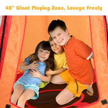 Load image into Gallery viewer, Kids Hanging Chair Swing Tent Set-Orange