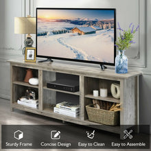 Load image into Gallery viewer, 2-Tier Entertainment Media Console Center-Gray