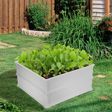 Load image into Gallery viewer, 48.5" Raised Garden Bed Planter for Flower Vegetables Patio-White