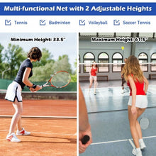 Load image into Gallery viewer, Portable 10" x 5" Badminton Beach Tennis Training Net