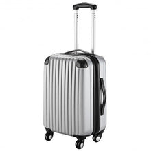 Load image into Gallery viewer, GLOBALWAY 20" ABS Carry On Luggage Travel Bag Trolley Suitcase 8 color-Gray