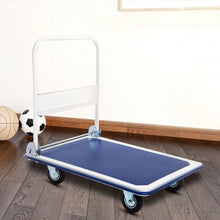 Load image into Gallery viewer, 660lbs Folding Platform Cart Dolly Hand Truck