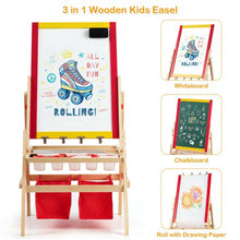 Load image into Gallery viewer, Flip-Over Double-Sided Kids Art Easel