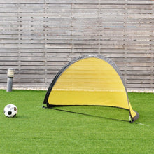 Load image into Gallery viewer, 6' 4' 2.5' Set of 2 Portable Pop-Up Soccer Goals Net-6'