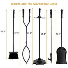 Load image into Gallery viewer, 31" 5 pcs Hearth Fireplace Fire Tools Set