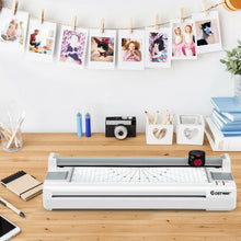 Load image into Gallery viewer, 13" Hot and Cold Paper Trimmer with Corner Rounder and 25 Pouches-White