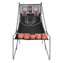 Load image into Gallery viewer, Indoor Double Electronic Basketball Game with 4 Balls