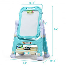 Load image into Gallery viewer, Double Sided Magnetic Drawing Art Easel-Green