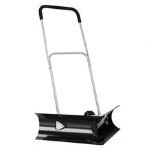 Load image into Gallery viewer, Dual Rolling Snow Pusher w/ 6" Wheels & Adjustable Handle
