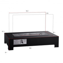 Load image into Gallery viewer, Stainless Steel Portable Tabletop Ventless Bio Ethanol Fireplace