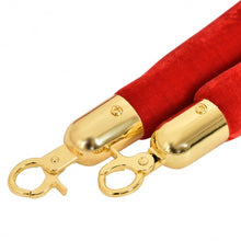 Load image into Gallery viewer, Red Crowd Control Rope with Velvet Rope
