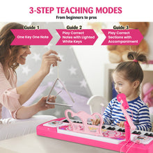 Load image into Gallery viewer, 49 Keys Kids Piano Keyboard for Kids 3+-Pink