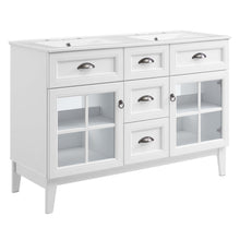 Load image into Gallery viewer, Isle 48" Double Bathroom Vanity Cabinet by Modway
