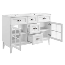 Load image into Gallery viewer, Isle 48" Double Bathroom Vanity Cabinet by Modway
