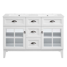 Load image into Gallery viewer, Isle 48" Double Bathroom Vanity Cabinet by Modway
