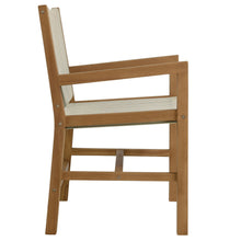 Load image into Gallery viewer, Vienna Outdoor Patio Teak and Rope Dining Armchairs Set of 2 by Modway
