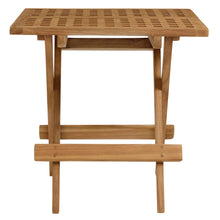 Load image into Gallery viewer, Vienna Outdoor Patio Teak Wood Side Table by Modway
