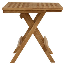 Load image into Gallery viewer, Vienna Outdoor Patio Teak Wood Side Table by Modway

