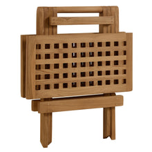 Load image into Gallery viewer, Vienna Outdoor Patio Teak Wood Side Table by Modway
