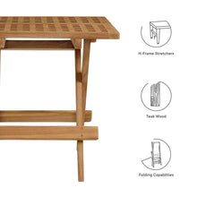 Load image into Gallery viewer, Vienna Outdoor Patio Teak Wood Side Table by Modway
