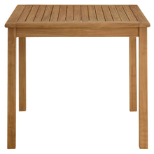 Load image into Gallery viewer, Vienna 34" Square Outdoor Patio Teak Wood Dining Table by Modway
