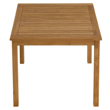 Load image into Gallery viewer, Vienna 34" Square Outdoor Patio Teak Wood Dining Table by Modway
