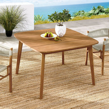 Load image into Gallery viewer, Vienna 46" Square Outdoor Patio Teak Wood Dining Table by Modway
