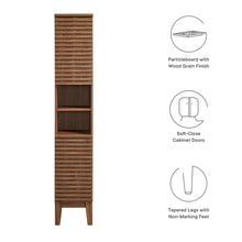 Load image into Gallery viewer, Render Tall Narrow Bathroom Storage Cabinet by Modway
