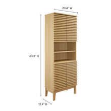 Load image into Gallery viewer, Render Tall Bathroom Storage Cabinet by Modway
