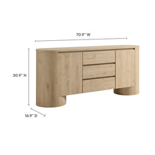 Load image into Gallery viewer, Duval 71" Rounded Sideboard Storage Cabinet by Modway
