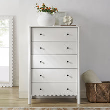 Load image into Gallery viewer, Emmeline Scalloped 5-Drawer Chest by Modway
