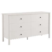 Load image into Gallery viewer, Emmeline Scalloped 6-Drawer Dresser by Modway
