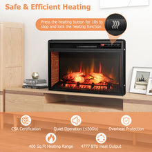Load image into Gallery viewer, 26 Inch Infrared Electric Fireplace Insert with Remote Control
